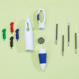 Maxbell Pen with Carabiner Clip Nurses Day Gift Multipurpose Shuttle Pen Retractable yellow