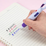 Maxbell Pen with Carabiner Clip Nurses Day Gift Multipurpose Shuttle Pen Retractable violet