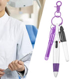 Maxbell Pen with Carabiner Clip Nurses Day Gift Multipurpose Shuttle Pen Retractable violet