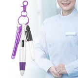 Maxbell Pen with Carabiner Clip Nurses Day Gift Multipurpose Shuttle Pen Retractable violet