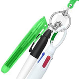 Maxbell Shuttle Pen Office Supplies Gift Compact Nurse Retractable Badge Holder green