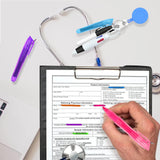 Maxbell Shuttle Pen Office Supplies Gift Compact Nurse Retractable Badge Holder yellow