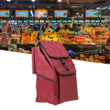 Maxbell Shopping Trolley Replacement Bag Thickened Trolley Bag for Kitchen Household C