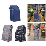 Maxbell Shopping Cart Replacement Bag Reusable Portable for Outside Folding Trolleys A