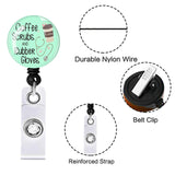 Maxbell Retractable ID Reel Badge Holder Doctor Nursing Gift Office Retractable Cord Green