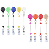 Maxbell 2x9 Pieces Retractable Badge Holder Clips Nurse Gifts DIY for Nurses Women Men