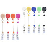 Maxbell 3x9 Pieces Retractable Badge Holder Clips Nurse Gifts DIY for Nurses Women Men