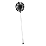 Maxbell Maxbell Mini Portable USB Fan Desk Fan Bendable Cable for Travel Commute Lightweight Black 35x8x2.8cm