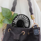 Maxbell Maxbell Mini Portable USB Fan Desk Fan Bendable Cable for Travel Commute Lightweight Black 35x8x2.8cm