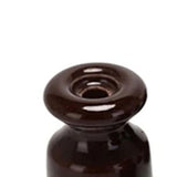 Maxbell Maxbell 10x Porcelain Insulators Electrical Accessories for Wall Wiring Twisted Cord Brown