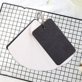 Maxbell Maxbell 4Pcs Index Cards with Ring 400 Sheets Removable Flash Cards with Binder Ring Black Cover