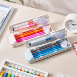 Maxbell Maxbell Car Pencil Case Large Capacity Lightweight Kids Pencil Box for Office School Blue