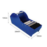 Maxbell Water Activated Tape Dispenser Cutter Portable Compact Gummed Tape Dispenser Blue