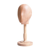 Maxbell Wooden Mannequin Head Stand for Hats Caps Salon Hairdressing Wig Head Holder