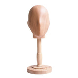 Maxbell Wooden Mannequin Head Stand for Hats Caps Salon Hairdressing Wig Head Holder