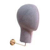 Maxbell Mannequin Head Wall Mount for Hats Caps Prop Rack Shop Wig Head Holder