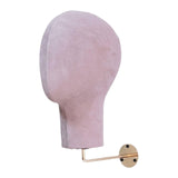 Maxbell Mannequin Head Wall Mount for Hats Caps Prop Rack Shop Wig Head Holder