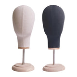 Maxbell Maxbell Mannequin Head Model Wig Hat Display Holder for Shopping Mall Styling Drying Beige