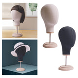 Maxbell Maxbell Mannequin Head Model Wig Hat Display Holder for Shopping Mall Styling Drying Beige