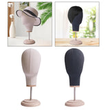 Maxbell Maxbell Mannequin Head Model Wig Hat Display Holder for Shopping Mall Styling Drying Beige