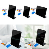Maxbell Maxbell Mini Chalkboard Sign Erasable for Family Message Store Poster Display Bakery A5