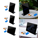 Maxbell Maxbell Mini Chalkboard Sign Erasable for Family Message Store Poster Display Bakery A5