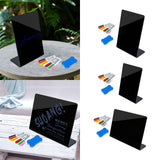 Maxbell Maxbell Mini Chalkboard Sign Erasable for Family Message Store Poster Display Bakery A5