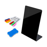 Maxbell Maxbell Mini Chalkboard Sign Erasable for Family Message Store Poster Display Bakery A6