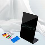 Maxbell Maxbell Mini Chalkboard Sign Erasable for Family Message Store Poster Display Bakery A6