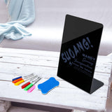 Maxbell Maxbell Mini Chalkboard Sign Erasable for Family Message Store Poster Display Bakery A6