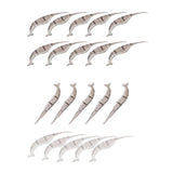 Maxbell Maxbell 10x Kitchen Tool Prawn Shell Removing Gadget Cooking Shrimp Sheller Deveiner Clear and Gray