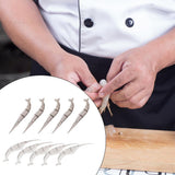 Maxbell Maxbell 10x Kitchen Tool Prawn Shell Removing Gadget Cooking Shrimp Sheller Deveiner Clear and Gray