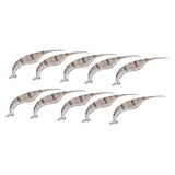 Maxbell Maxbell 10x Kitchen Tool Prawn Shell Removing Gadget Cooking Shrimp Sheller Deveiner Gray
