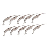 Maxbell Maxbell 10x Kitchen Tool Prawn Shell Removing Gadget Cooking Shrimp Sheller Deveiner Gray