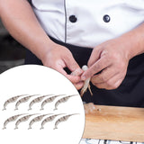 Maxbell Maxbell 10x Kitchen Tool Prawn Shell Removing Gadget Cooking Shrimp Sheller Deveiner Gray
