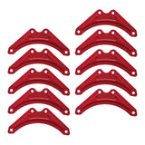 Maxbell Maxbell 10Pcs Step Ladder Reinforcement Fixing Sheet Universal for Household Ladders Red