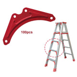 Maxbell Maxbell 10Pcs Step Ladder Reinforcement Fixing Sheet Universal for Household Ladders Red