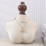 Maxbell Bust Necklace Display Stand Necklace Mannequin for Shelves Malls Shows without Stand