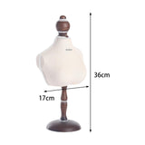 Maxbell Bust Necklace Display Stand Necklace Mannequin for Shelves Malls Shows with Stand