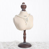 Maxbell Bust Necklace Display Stand Necklace Mannequin for Shelves Malls Shows with Stand