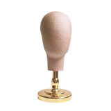 Maxbell Maxbell Mannequin Head Stand for Hats Caps Storage Display Headdress Wig Head Holder Golden