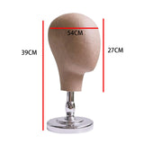 Maxbell Maxbell Mannequin Head Stand for Hats Caps Storage Display Headdress Wig Head Holder Argent