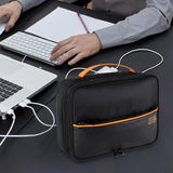 Maxbell Maxbell Data Cable Storage Bag Handheld Easy Carrying for Travel Office Charger Plug A