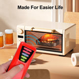 Maxbell EMF Meter Portable 5 LED Indicators for Outdoor Inspections Office Household Red