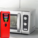 Maxbell EMF Meter Portable 5 LED Indicators for Outdoor Inspections Office Household Red