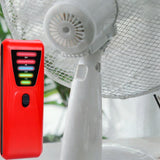 Maxbell EMF Meter Portable 5 LED Indicators for Outdoor Inspections Office Household Red