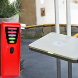 Maxbell EMF Meter Portable 5 LED Indicators for Outdoor Inspections Office Household Red