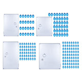 Maxbell Key Cabinet Lock Box Wall Mounted Storage Box Family Home Key Organizer Case 21.5x5.5x32.5cm24Tag
