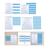 Maxbell Key Cabinet Lock Box Wall Mounted Storage Box Family Home Key Organizer Case 21.5x5.5x32.5cm24Tag