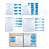 Maxbell Key Cabinet Lock Box Wall Mounted Storage Box Family Home Key Organizer Case 21.5x5.5x32.5cm24Tag